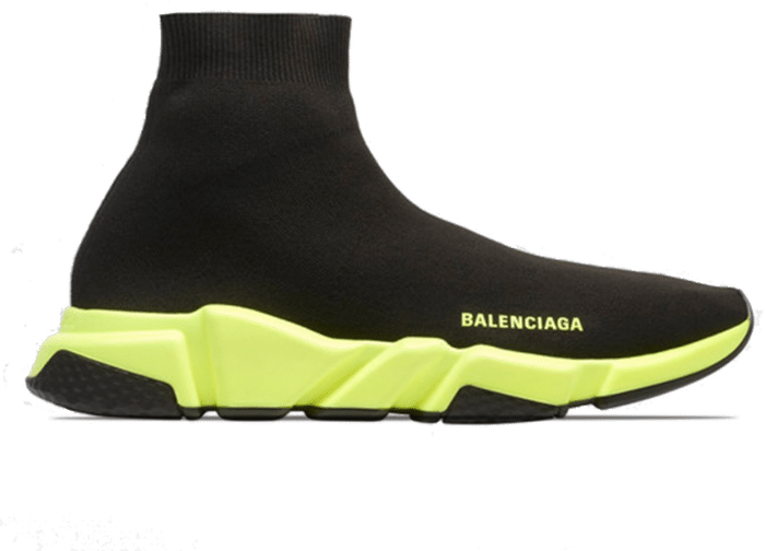 Balenciaga Speed Trainer Black Yellow 567042W05G01000