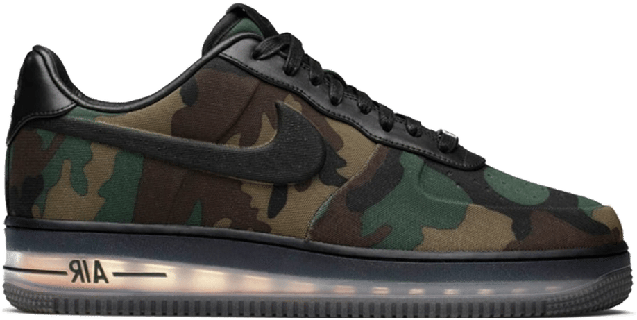 Nike Air Force 1 Low Max Air VT Camo 530989-090 | Zwart