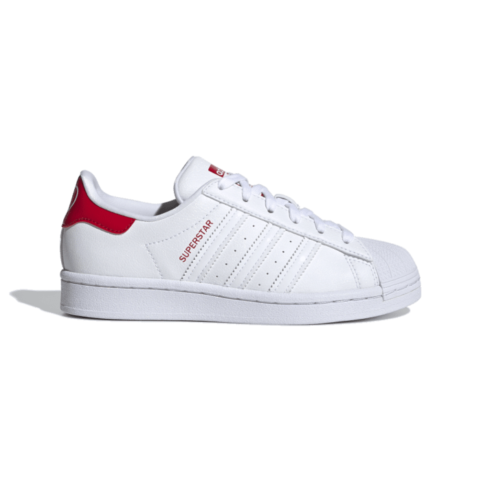 adidas Superstar White Scarlet (Youth) FW0817
