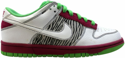 Nike Dunk Low 6.0 Rave Pink/White-Mean Green (W) 314141-611