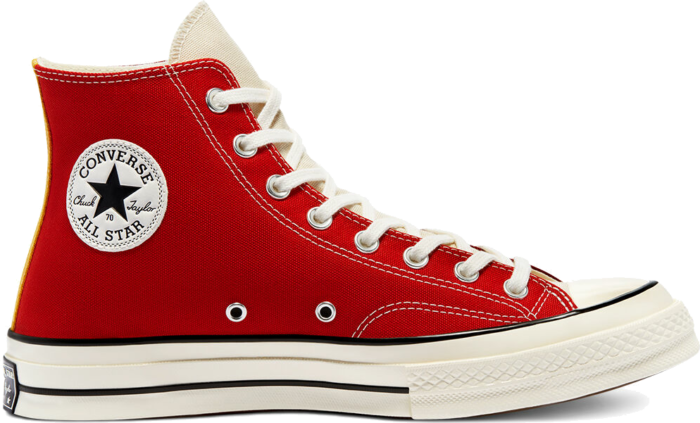 Converse Tri-Panel Chuck 70 High Top Team Red/Gym Red/Natural Ivory 171123C