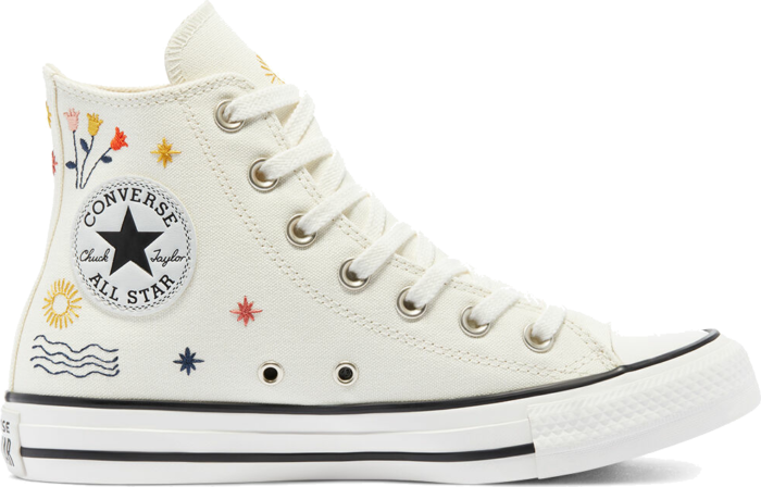Converse It’s Okay To Wander Chuck Taylor All Star High Top Egret/Vintage White/Black 571079C