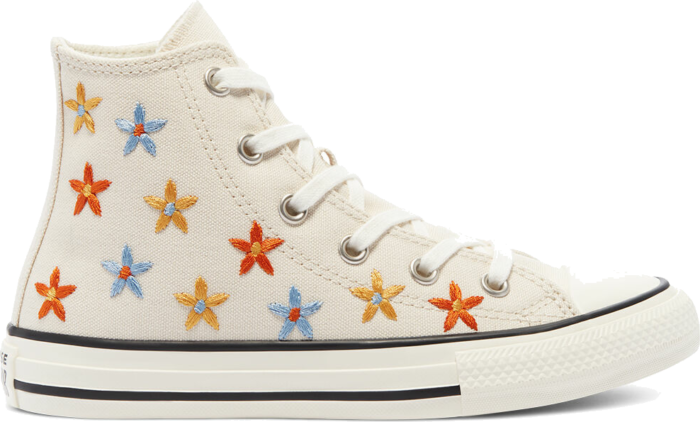 Converse Spring Flowers Chuck Taylor All Star High Top Black 671099C