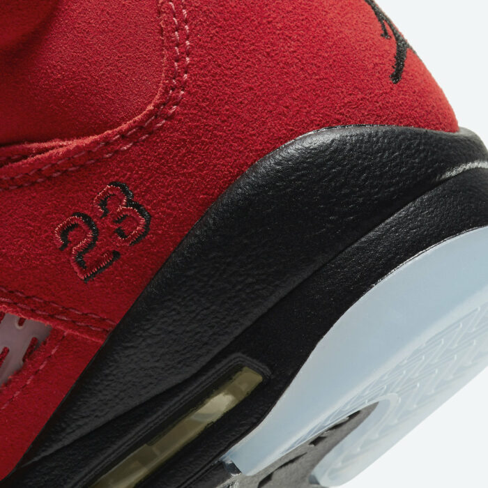 red suede Nike Air Jordan 5 