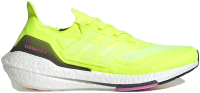 adidas Ultra Boost 21 Solar Yellow Pink FY0373