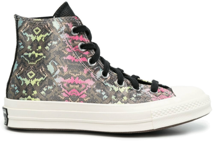 Converse Chuck 70 Satin Snake Print Multi 570264C | Zwart