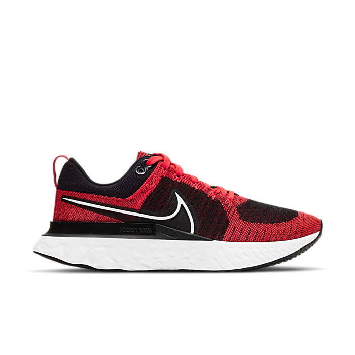 Nike React Infinity Run Flyknit 2 Black Bright Crimson CT2357-600