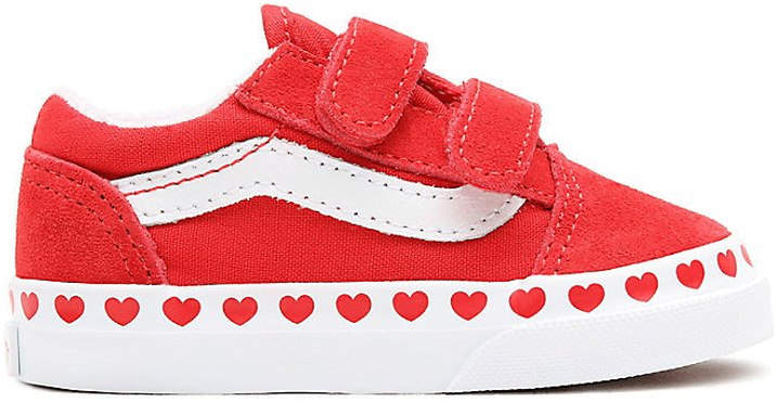 VANS Heart Foxing Old Skool V Peuterschoenen VN0A38JN30V | Roze