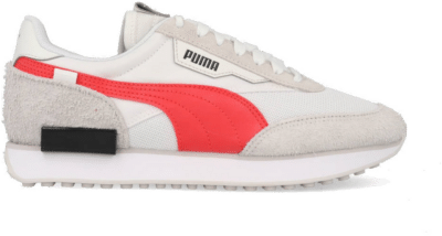Puma Future Rider Vintage White Poppy Red 380464-03