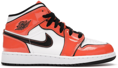 Nike Air Jordan 1 Mid SE Turf Orange (GS) BQ6931-802