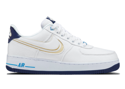 Nike Air Force 1 Low White Canvas Navy Sole DB3541-100