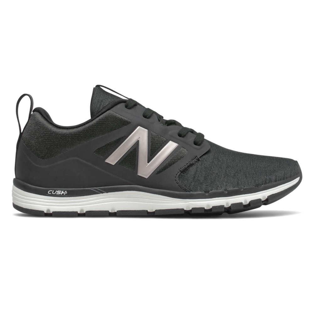 Damen New Balance 577v5 Black/Rose Gold Metallic | Zwart