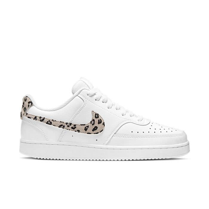 Nike Court Vision Low Leopard Swoosh White (Women’s) DD9665-100