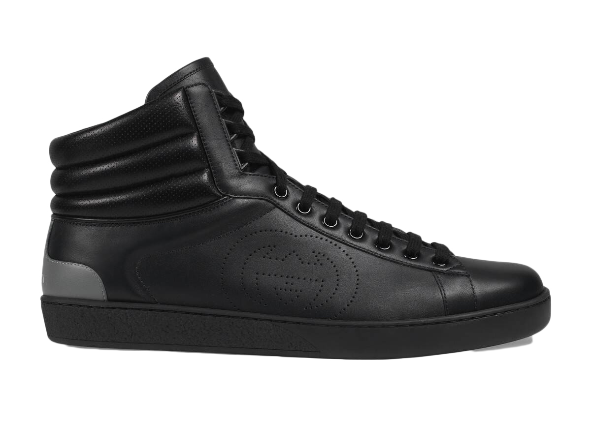 black gucci high tops