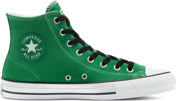 Converse CONS Perforated Suede CTAS Pro High Top Green/ Black 170065C