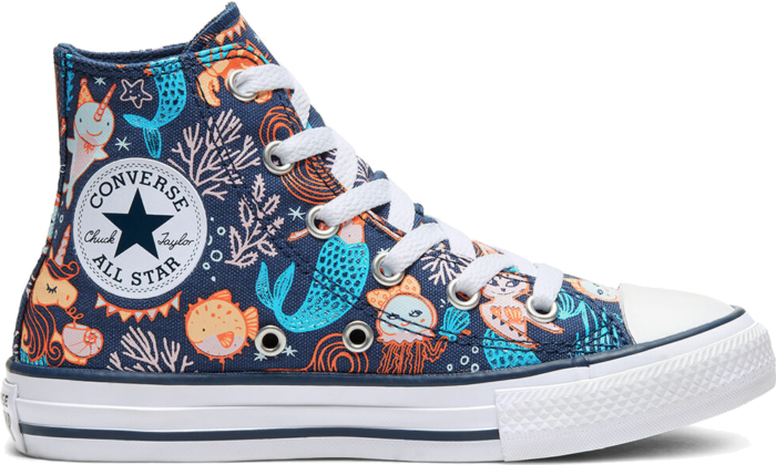 Converse Underwater Party Chuck Taylor All Star High Top voor kids White 667200C