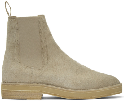 Yeezy Chelsea Boot Thick Shaggy Suede Taupe KM5005.038