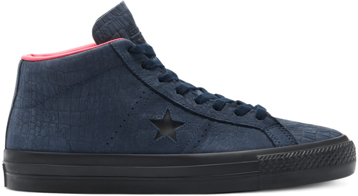 Converse Heart Of The City One Star Pro Mid Obsidian/Hyper Pink/Black 170498C