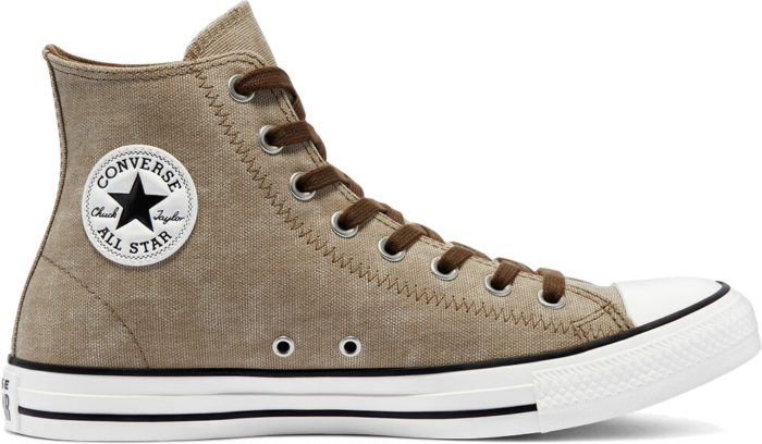 Washed Canvas Chuck Taylor All Star High Top nomad khaki/egret/terra taupe 171061C