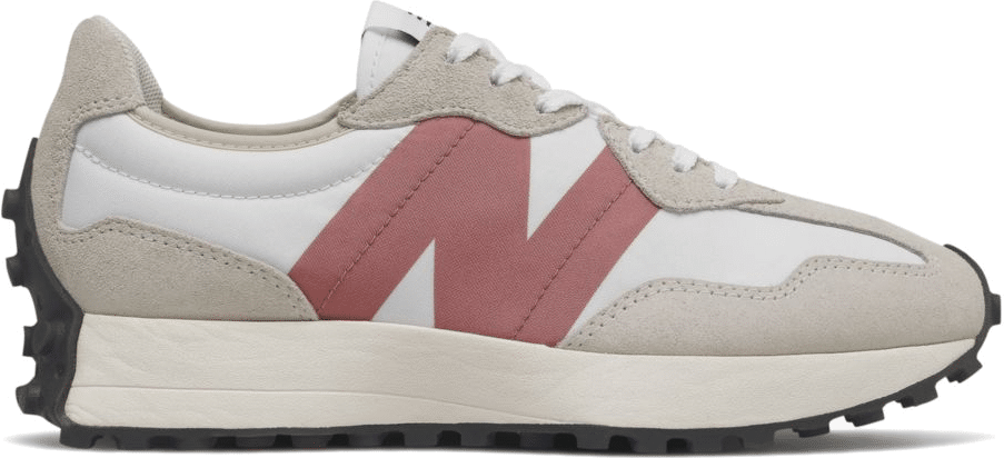 Grey and pink store new balance 327