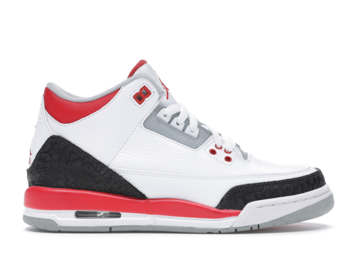 Jordan 3 Retro Fire Red (2013) (GS) 398614-120