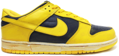 Nike Dunk Low Vintage Midnight Blue Yellow (2010) Blue / Yellow 446242-700