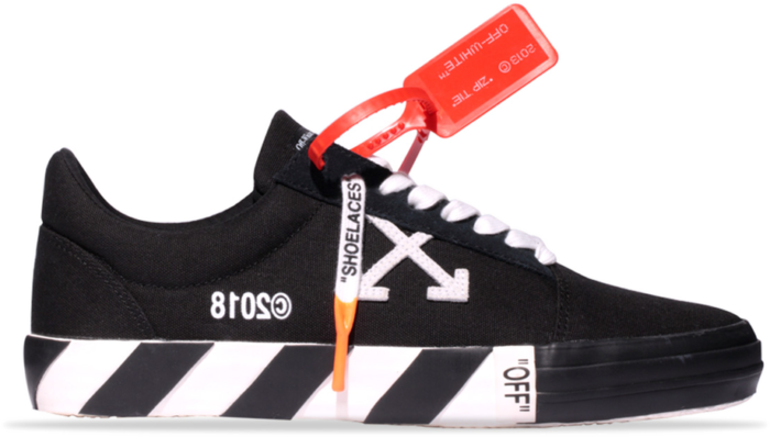 Off-White Vulc Low Top Sneakers Black Striped 182607M237002