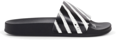 Off-White Spray Stripes Slides Black White (2019) White / Black OMIA087R19C22037-1001