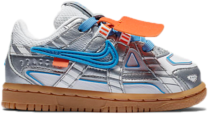 Nike Air Rubber Dunk Off-White University Blue (TD) CW7444-100