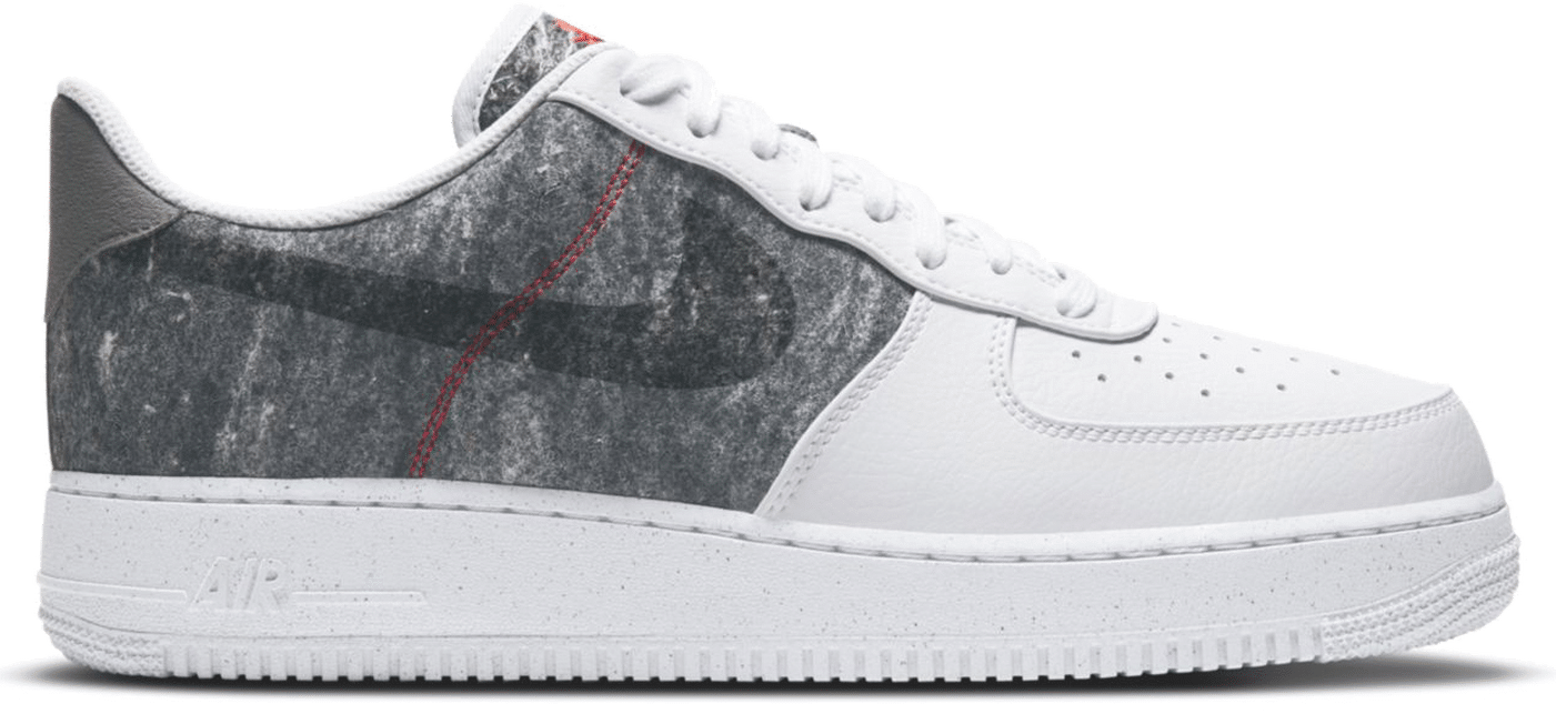 Nike Air Force 1 Low 07 LV8 Recycled Wool Pack White Grey CV1698-100 |  Multicolor