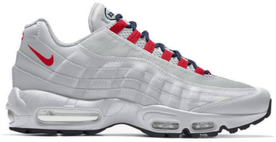 Nike Air Max 95 – By You – Silver Red Silver/Red 314352-998-Silver/Red