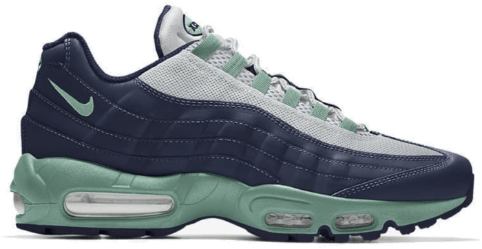 Nike Air Max 95 – By You – Grey Blue Green Grey/Blue./Green 314352-998-Grey/Blue./Green