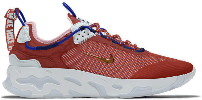 Nike React Live – By You – Red White Red/White DC6729-991-Red/White