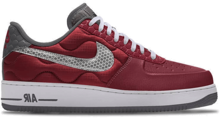 Nike Air Force 1 Low 3Mª – By You – Red Red DJ2655-992-Red