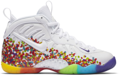 Nike Air Foamposite One White Fruity Pebbles (2017) (GS) 644792-101
