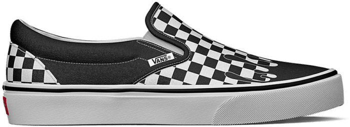 VANS Paint Drip Checkerboard Classic Slip-on  VN0A5AO86UP