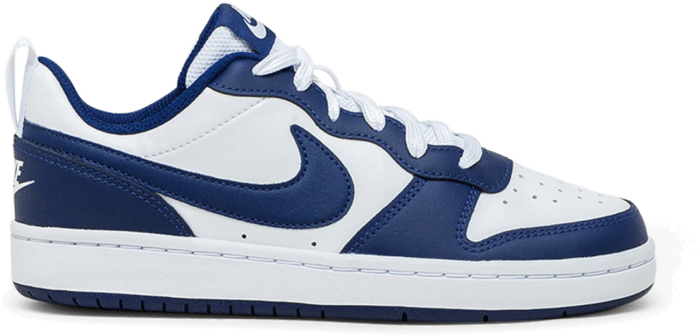 Nike Court Borough Low 2 White Blue Void (GS) BQ5448-107