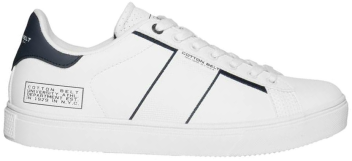 COTTON BELT White Deep Heren Sneakers CBM01400102 wit CBM01400102