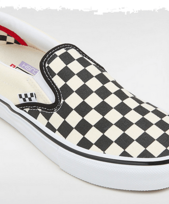 Vans Skate Slip-On Checkerboard Black Off White VN0A5FCAAUH