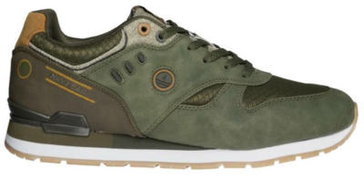 NAVY SAIL Military Cuoio Heren Leren sneakers NSM01300503 groen NSM01300503