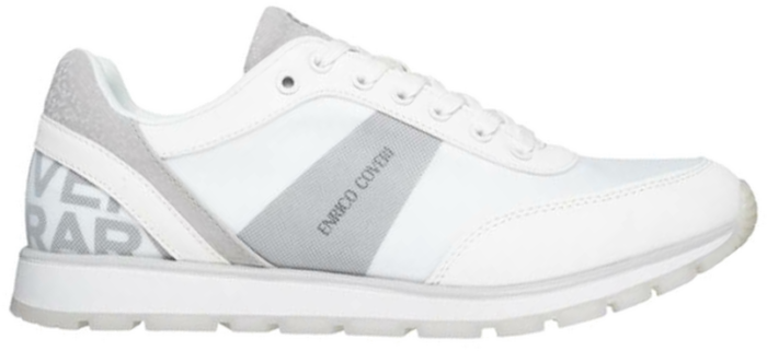 ENRICO COVERI White Heren Sneakers ECM01374501  ECM01374501