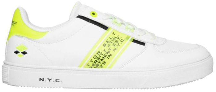 COTTON BELT White Flag Yellow Heren Sneakers CBM01401251 wit CBM01401251