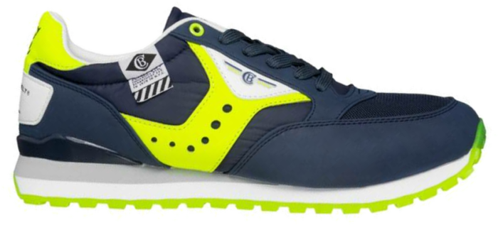 COTTON BELT Ming Flag Yellow Heren Sneakers CBM01305008 blauw CBM01305008