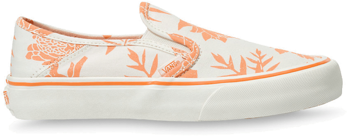 island floral slip on vans