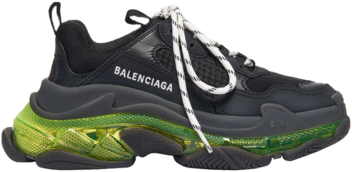 Balenciaga triple s yellow on sale fluo