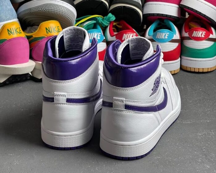 purple court Air Jordan 1 