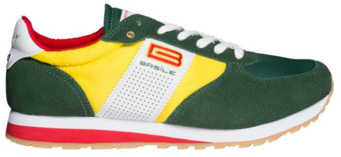 BASILE Retro Bicolor Heren Sneakers BAM91350203 meerkleurig BAM91350203