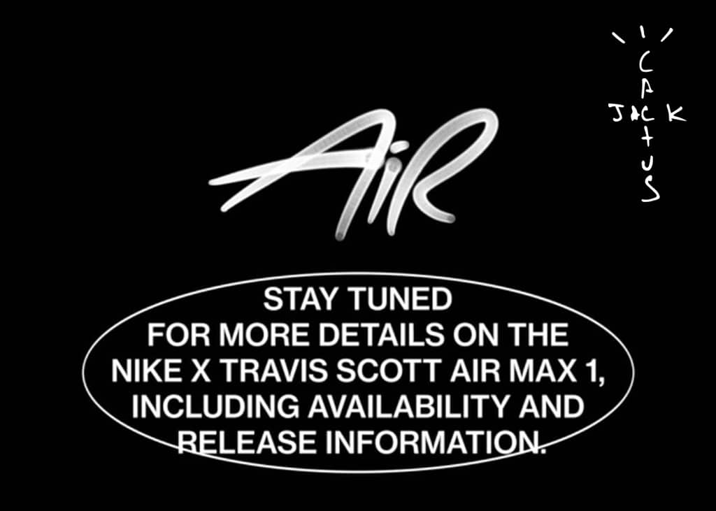 Op Air Max day is een Travis Scott x Nike Air Max collaboration aangekondigd