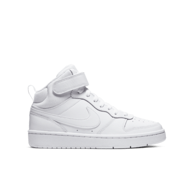 Nike Court Borough Mid 2 White (GS) CD7782-100