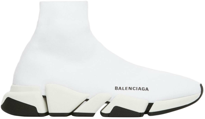 Balenciaga Speed 2.0 White Black (W) 617196W2DB29014